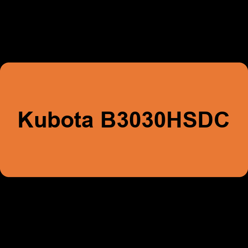 Kubota B3030HSDC